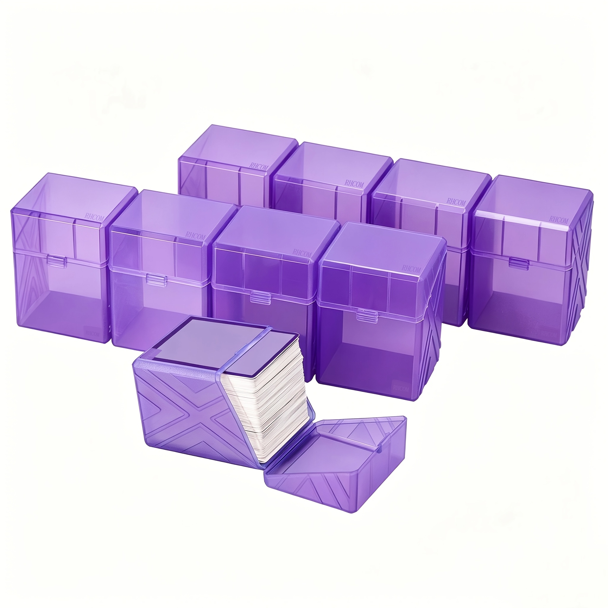 200+Pcs Hard Portable Card Deck Cases Set